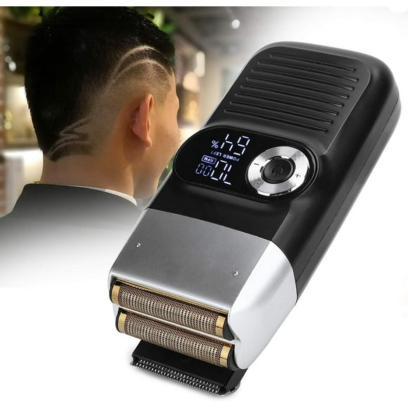 Zshan 1 piece electric foil shaver, rechargeable bald head beard trimmer, beard shaver for men's travel home use