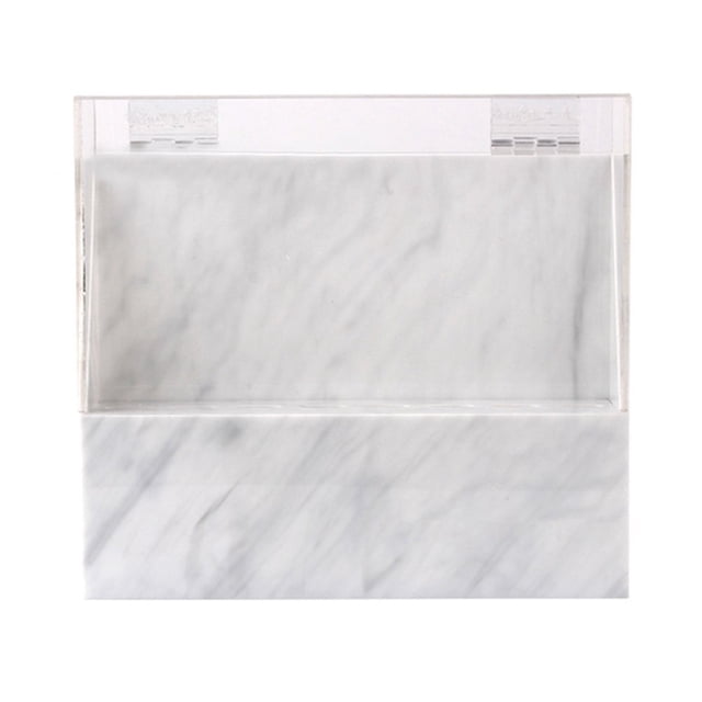 Storage Rack Dust-proof Sturdy Minimalistic Easy to Carry Reused Displaying Acrylic Flip-top Type 8-hole Lash Tweezers Holder for Home