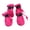 Pink, variant on YIGSECU 2 Pair Dog Socks Feet Cover Pet Winter Shoes SkidProof Soles Outdoor Booties