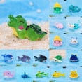 thumbnail image 2 of Fish Tank Decorations | Colorful Cartoon Shark Aquarium Decorations | Fish Decorations for Tank for Small Tanks, Resin Mini Ornament, 2 of 7