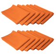 thumbnail image 3 of Tablelinensforless Juego De 12 Servilletas De Tela De Poliéster De 17 "X 17" (Naranja Calabaza) | Fácil Cuidado Acabado Sin Necesidad De Planchado Retención Superior Del Color Lavable A Máquina, 3 of 5
