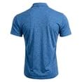 thumbnail image 7 of vdgthytj Workout Shirts for Men Short Sleeve Quarter Zip Neck Lightweight Breathable Solid Gym Athletic Pullover, 7 of 7