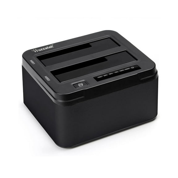 Huzzatek Dual Bay USB 3.0 Docking Station for 2.5" and 3.5" SATA HDD/SSD