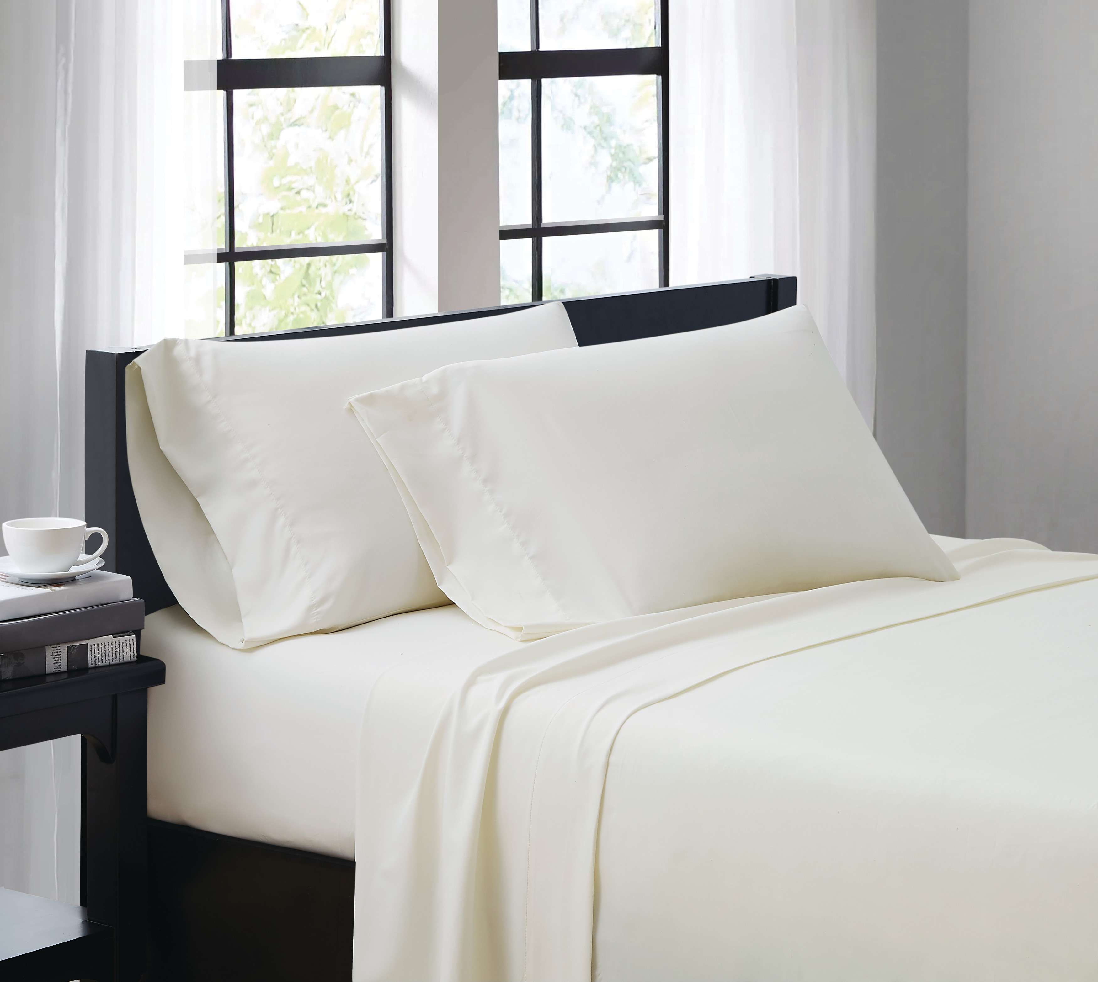 Truly Soft Everyday Ivory Queen Sheet Set