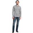 thumbnail image 4 of Camisa Moderna Manga Larga Wrangler Hombre 788 gris G, 4 of 5
