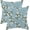 Baby Blue Hydrangea, variant on Set of 2 Linen Floral Vintage Throw Pillow Covers Neutral Accent Decorative Cushion Covers Farmhouse Boho Home Decor for Sofa Chair Couch Bedroom Living Room,20×20 Inch,Light Gray