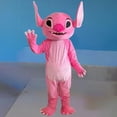 thumbnail image 3 of Disfraz de mascota azul de Lilo y Stitch, personaje de dibujos animados de Disney, disfraz publicitario, disfraz de animal para fiesta de carnaval, trajes de cosplay, 3 of 5