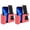 Red, variant on DECOBAY D3 Wall Mount Phone Holder with Adhesive, Punch-Free Phone Charging Stand and Remote Control Storage Box, Bedside Wall Organizer for Bathroom, Kitchen, Bedroom, Office, 2 Pack, Blue