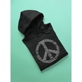thumbnail image 3 of Peace And Love  Sign Hoodie Women -GoatDeals Designs, Female Small, 3 of 4
