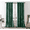 Forest Green, variant on Crushed Velvet Curtains Luxurious Insulated Velvet Drapes for Bedroom Thicker Velvet Pinch Pleat Curtains Light-Filtering Velvet Window Curtains, 2 Panels