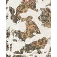 thumbnail image 1 of Ahgly Company Machine Washable Indoor Rectangle Abstract White Chocolate Beige Area Rugs, 6' x 9', 1 of 7