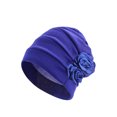 thumbnail image 1 of Turbante de poliéster Minnieouse para mujer diadema color sólido azul, 1 of 6