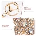 thumbnail image 3 of YSNOOWE Llavero Cruz Con Colgante De Rhinestones En Aleación Para De Y Llaves, 3 of 7