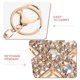 thumbnail image 3 of YSNOOWE Llavero Cruz Con Colgante De Rhinestones En Aleación Para De Y Llaves, 3 of 7