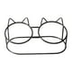 thumbnail image 1 of Comedero elevado Yuyangstore para gatos cuenco doble negro, 1 of 8
