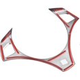 thumbnail image 5 of Matte Black Car Steering Wheel Decoration Frame Trim for BMW 1 3 Series E82 E87 E90 E92 E93 Steering Wheel Button Frame Cover for BMW X1 E84, 5 of 5