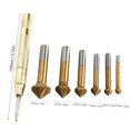 thumbnail image 1 of 130mm Cutter Bit, Chamfer Cutter, Ti-Plating Fitter Punch for Shoe Molding Soft Wood Parts Plastic Truncking, 1 of 8