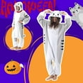 thumbnail image 6 of Veyryth Unisex Cheese Cat Adult Onesie Pajamas, Polar Fleece Animal Pajamas，One-Piece Sleepwear for Men and Women Size M, 6 of 7