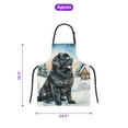 thumbnail image 5 of Hello Winter Newfoundland Welcome Snowy Night Watercolor Vintage Apron Newfie Dog Lover Gifts for Cooking Grilling Baking Painting Gardening - 01011, 5 of 5