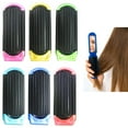 thumbnail image 6 of Folding Hair Brush Mirror Mini Comb Compact Pocket Size Travel Car Gym Purse Bag, 6 of 7