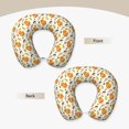 thumbnail image 3 of KLL Squirrel Eating Nuts Pattern Memory Foam Cervical Neck Pillow Versatile U-Shaped Pillows for Home/Office/Camping/Travelling/Soft Washable Cover, 3 of 8