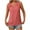 Pink, variant on WHLBF Tank Tops for Women Sleeveless Round Neck Solid Color Casual Camisole Pink XL