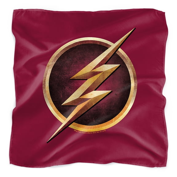 The Flash: TV Series Chest Logo Bandana (21 in x 21 in)