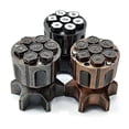 thumbnail image 3 of (B)Cyberpunk Revolver Cylinder Metal DND Dice - Unique Rotating Bullet Design for COC Tabletop RPGs and Gaming Collectors, 3 of 5