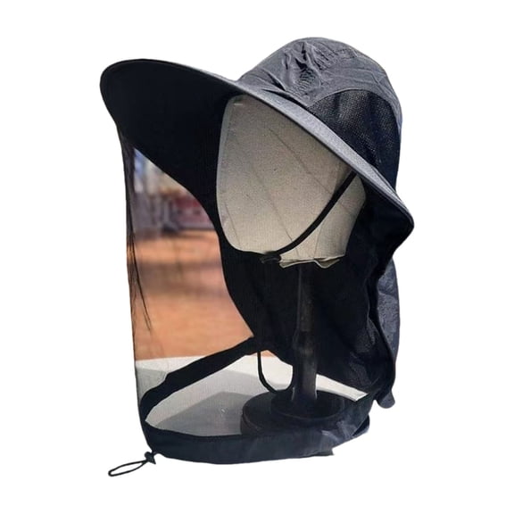 Sun Protections Hat Wide Brim Fishing Hat with Neck Flap Outdoor Hiking Hat Adjustable Caps for Women Men Teens