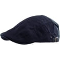 thumbnail image 2 of Solid Cotton Denim Gatsby Cap Mens Denim Hat Golf Driving Summer Cabbie Newsboy, 2 of 6