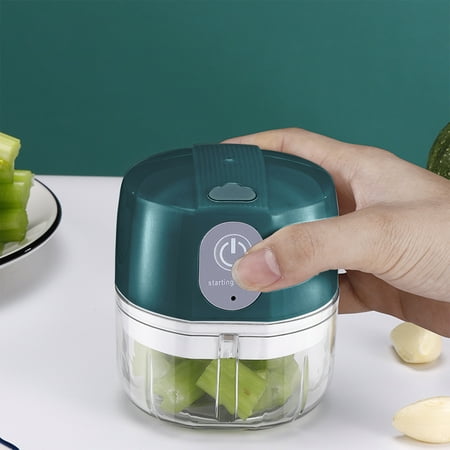 

Christmas Savings Clearance 2022! CWCWFHZH Electric Mini Garlic Chopper Garlic Masher Garlic Press Mincer Pepper Chili Vegetable Meat Grinder Food Processor Mincer Mixer 100ML