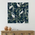 thumbnail image 2 of Designart 'Chinoiserie With Peonies and Birds VII' Traditional Framed Canvas Wall Art Print, 2 of 5