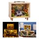 thumbnail image 1 of de Muebles de Caja de Miniatura de Bricolaje Modelo de Bricolaje Jardín de Niñas Juguetes Artesanales de Jardín de girasoles CUTICAT casa de muñecas en miniatura, 1 of 7
