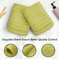 thumbnail image 4 of Lavish Touch 2 ply Long Staple Cotton Turkish Weave Towel set of 2 bath and 2 hand towels Green, 4 of 8