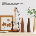 thumbnail image 4 of Modelo De Guitarra En Miniatura, Adorno De Guitarra Realista De Madera Con Cordón Para Sala De Estar Para Oficina, 4 of 7