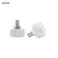 thumbnail image 1 of 1 Pair Durable Roller Skates Elastic Adjustable Wheel Accessories Skates Toe Stopper Rubber Brake Stops Plug Block WHITE, 1 of 1