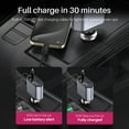 thumbnail image 6 of 4-in-1 Retractable Car Charger, 120W USB-C Fast Adapter with Lighting Cable & Dual Ports for iPhone, iPad, AirPods, Samsung, Google Pixel, 6 of 7
