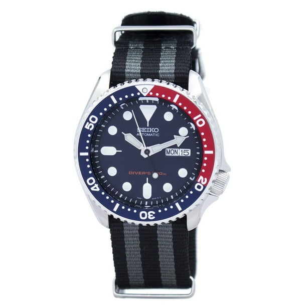 Seiko Automatic Diver's 200M NATO Strap SKX009K1-var-NATO1 Men's Watch -  