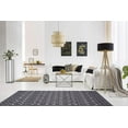 thumbnail image 2 of Geometric Rug - 2 ft. x 3 ft., Charcoal Gray, Indoor/Outdoor Flat Woven Area Rug with Diamond Pattern, Stain Resistant, Waterproof Rug | Stylish Area Rugs, 2 of 8