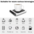 thumbnail image 2 of Cup Coffee Cup Warmer 3 Gear Adjustable Constant Temperature Mug Warmer USB Portable Heating Coaster for  Use, 2 of 8