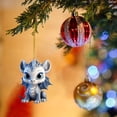 thumbnail image 1 of Xihbxyly Adorno Navideño de Dragón Volador, Temática de Dragón Gótico, Impresión Realista a Doble Cara, Decoración Colgante Única, Decoración para Árbol de Fiesta, Acrílico Duradero, Fácil Instalació, 1 of 2