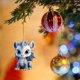 thumbnail image 1 of Adornos navideños de dragón gótico | Formas únicas de bebé volador y dragón | Decoración colgante de acrílico para fiestas navideñas, 1 of 2