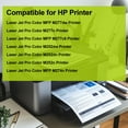 thumbnail image 7 of greencycle 1 Pack 201X CF400X Compatible Toner Cartridge Replacement for 201X 201A CF400X CF400A Black Toner Works on Color MFP M277dw M252dw M277n M277c6 Printer, 7 of 7