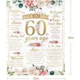 thumbnail image 3 of 60th Birthday Gifts for Women Best 60th Birthday Gift Ideas 60 Year Old Birthday Gifts for Mom Wife Back in 1964 60th Birthday Blanket for 60th Birthday Decoration 50" X 60", 3 of 6