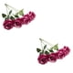 thumbnail image 2 of Flores de seda creativas de bricolaje Cateissary 10 piezas SEDA ECOLÓGICA Rosa profundo color 2Conjunto, 2 of 6
