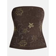 thumbnail image 5 of No Boundaries Embellished Tube Top with Scarf, Women’s XXS-XXL, 5 of 5