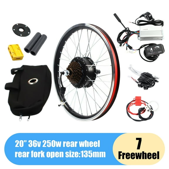 36V 250W E-Bike Conversion Kit for 20 inch Rear Wheel