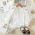thumbnail image 4 of Futezty Toddler Boys Girls Clothes Fall Winter Outfit Sets, Set For Kids Round Neckline Patchwork Stretch 6M 12M 18M 2T 3T 2 PC Tops Pants Sets, 4 of 8
