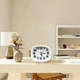 thumbnail image 4 of Clock Battery Operated Non Ticking Plastic Small Bedside Analog Alarm Clock Household, 4 of 4