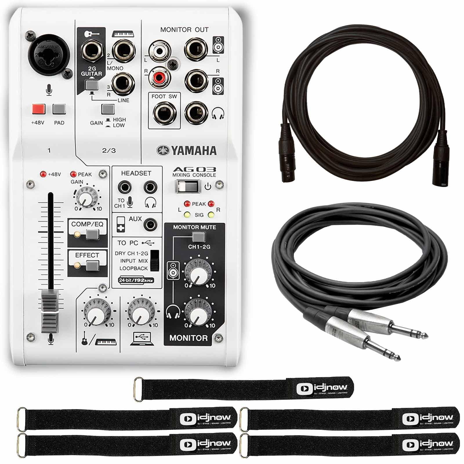 Yamaha AG03 Multipurpose 3-Channel Mixer with USB Audio Interface